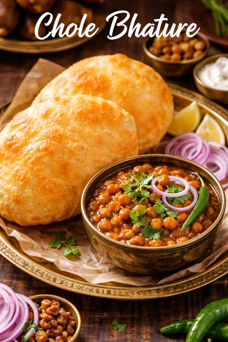 Chana Bhatura (8 AM to 6 PM) 