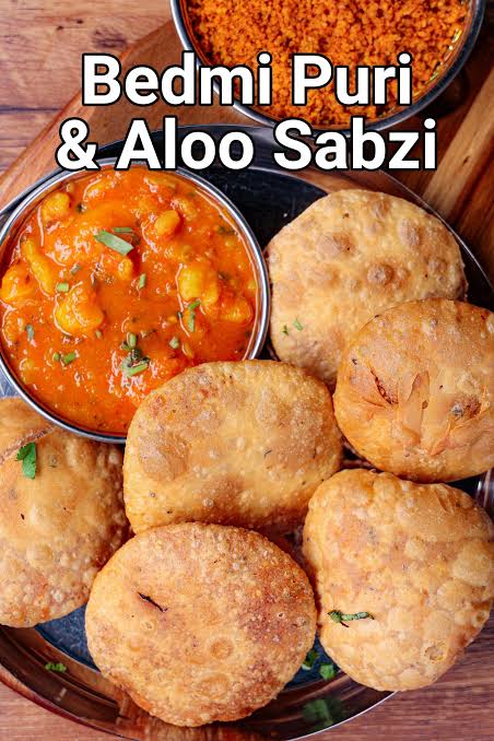 Bedmi Puri Aloo (8 AM to 2 PM)